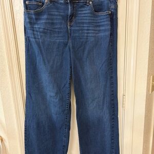 Torrid Dark Blue Flare Jeans